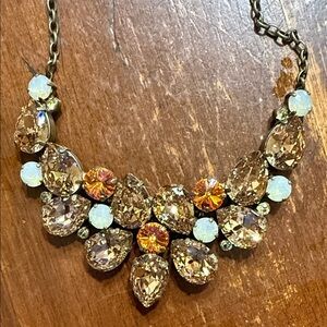 Sorrelli Gold and Orange Crystal Necklace